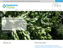 Tablet Screenshot of condaminealliance.com.au